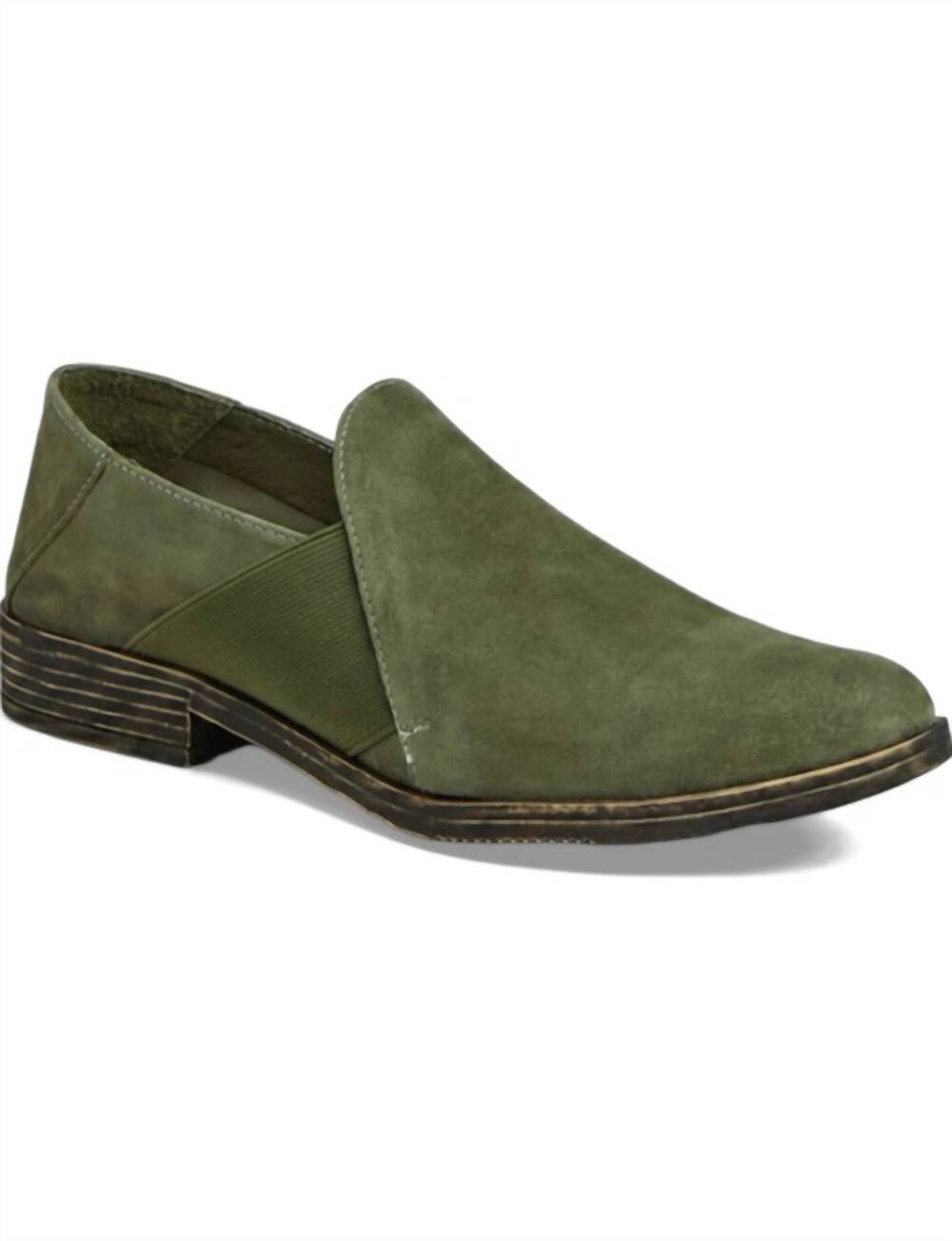 NEW DJANGO & JULIETTE women's kefect slip-on shoes in khaki-black sole water res